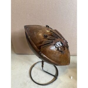 Atlanta Falcons Brass Metal Football With Stand Vintage Collectible RARE